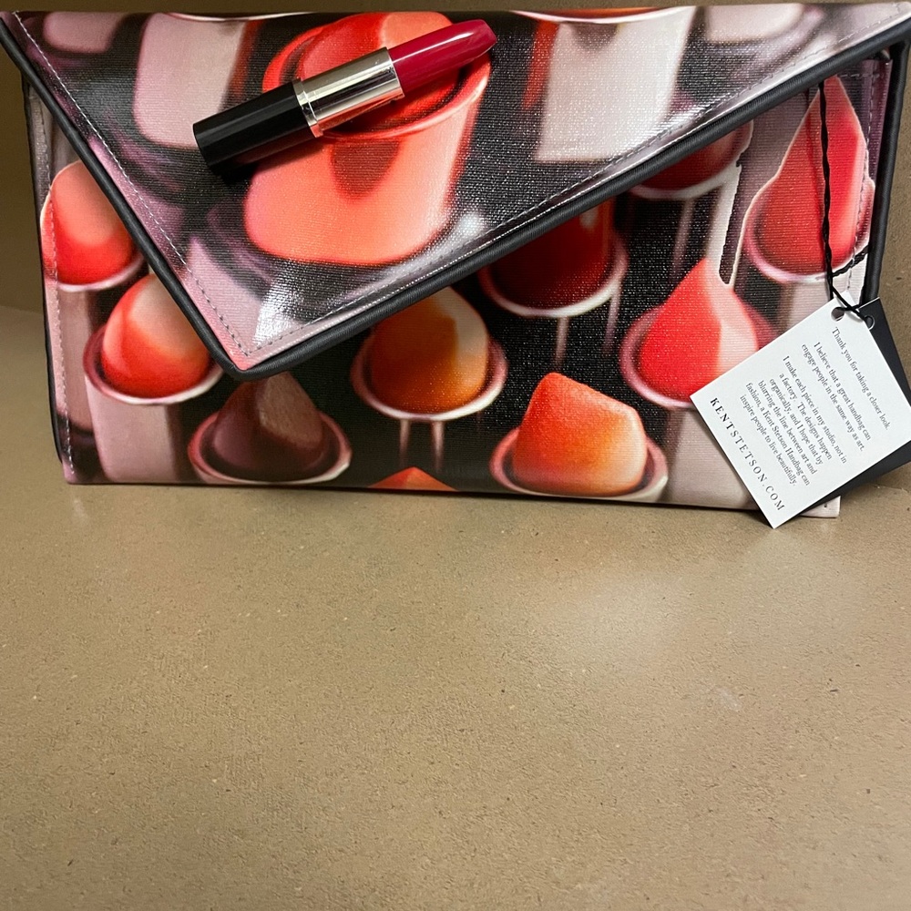 Kent Stetson Lipstick Clutch Brand New